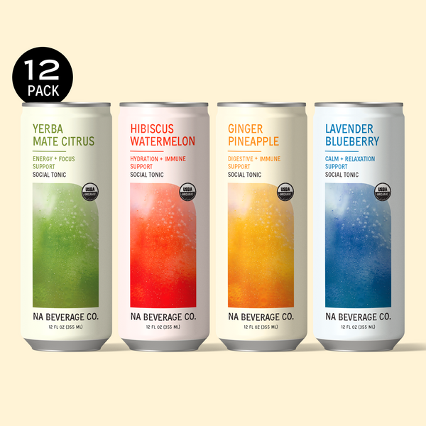NA Daily Rituals Variety 12 Pack - Calm, Energy, Hydration & Gut